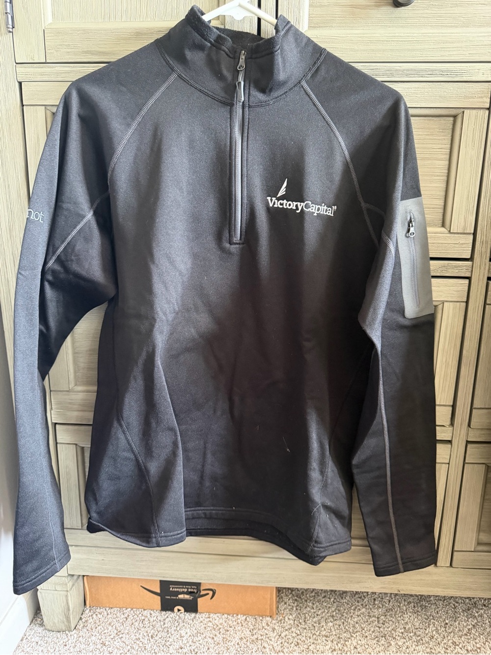 Marmot Men's Black Quarter-Zip Performance Pullover